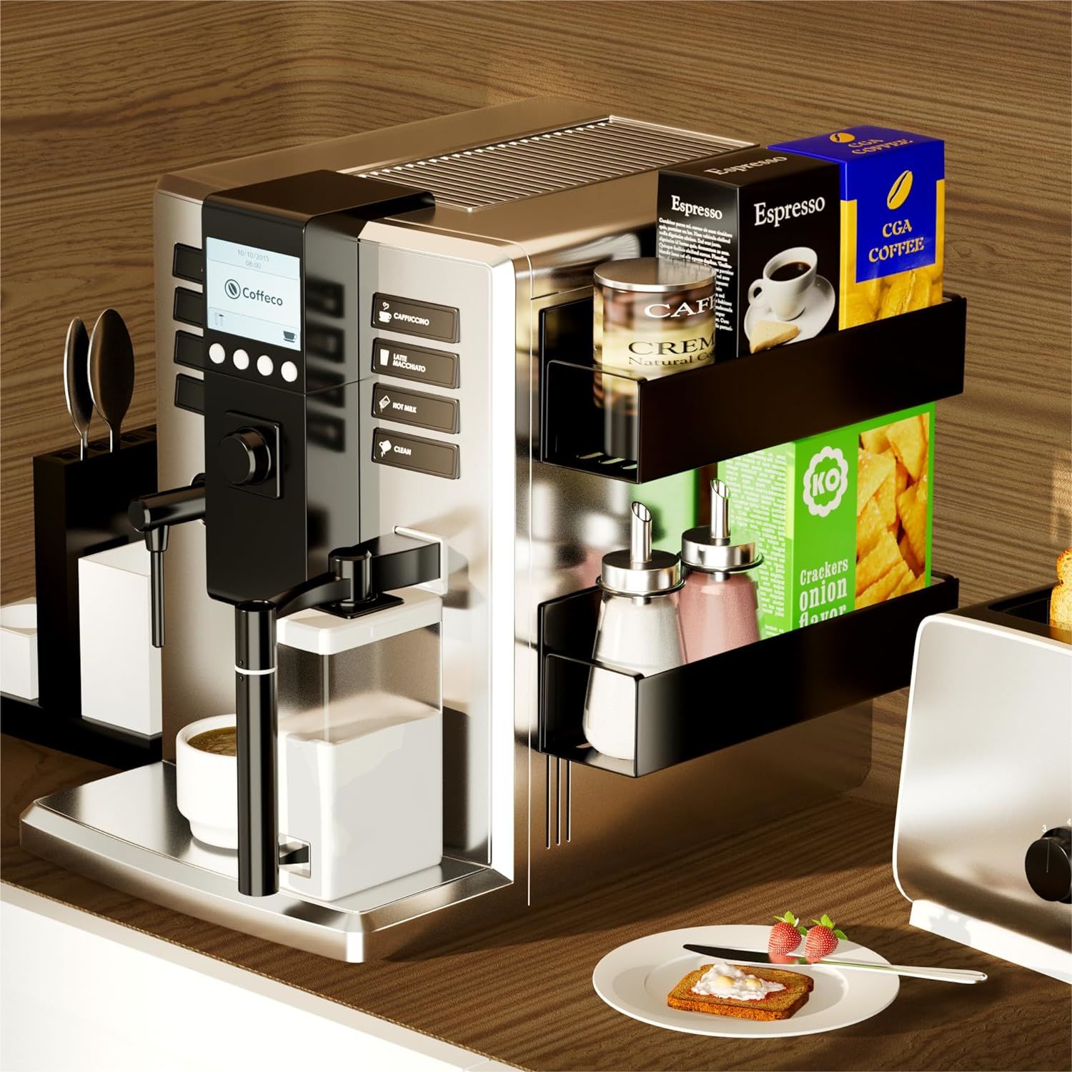 Magnetic Kitchen Storage Rack Organizers - Tiny Oasis Decor